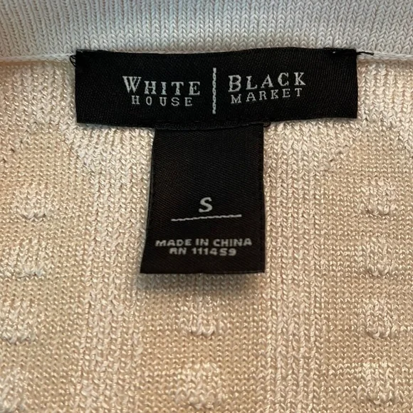 WHBM CREAM SWEATER TANK - Picture 7 of 8